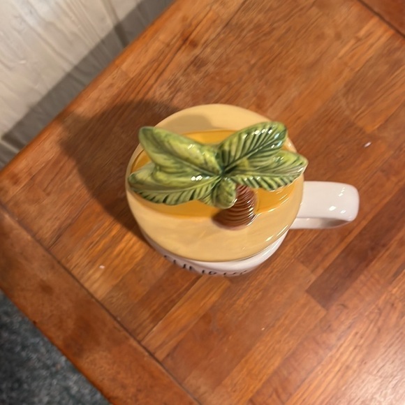 Rae Dunn Sunrise Sunburn Sunset Mug with Lid - Picture 2 of 6